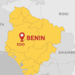 map of benin
