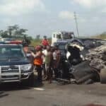 anthony joshua crashed car