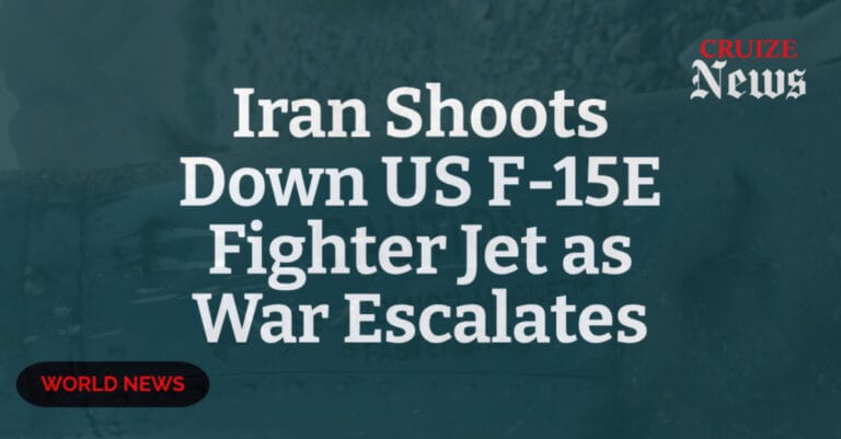Iran Shoots Down US F-15E Fighter Jet as War Escalates